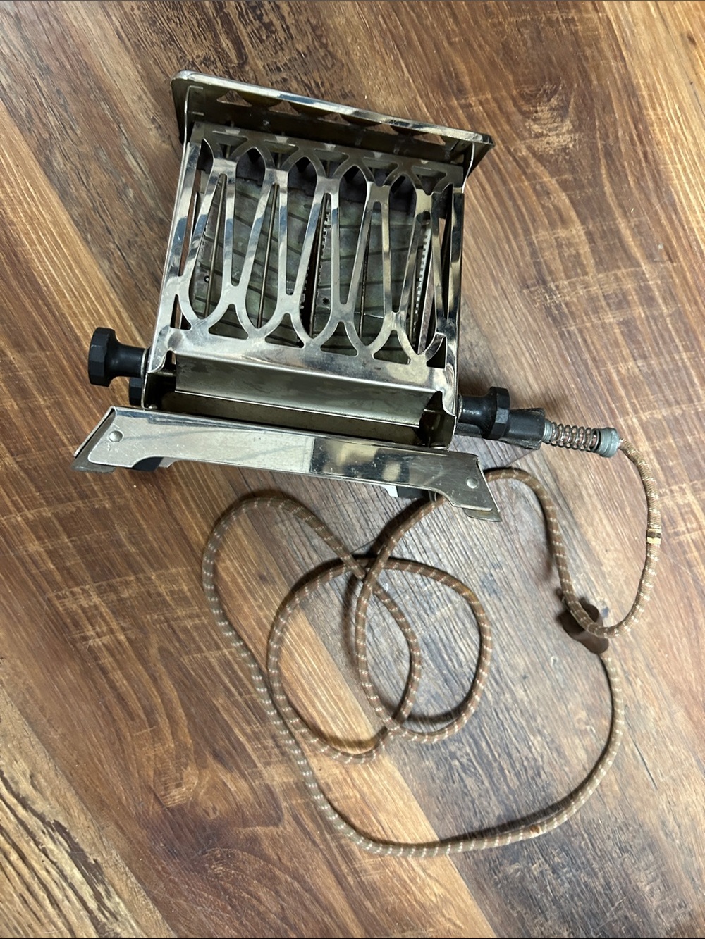 Vintage 1914 Westinghouse Stainless Steel Toaster Slot Rack - Silver